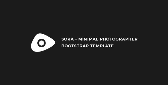 Sora – 极简摄影展示HTML模板-爱极客