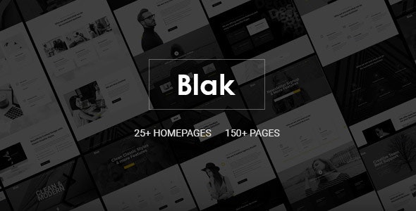 BLAK – 响应性多用途HTML5网站模板-爱极客
