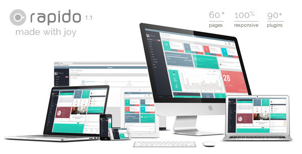 自适应 Rapido 管理面板 HTML5模板-爱极客