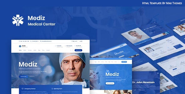 Mediz – 医疗健康整形医院HTML模板[失效]-爱极客