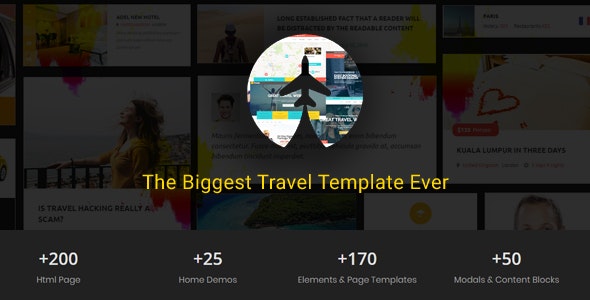 Travelz – 旅游景点酒店民宿预订HTML5网站模板-爱极客