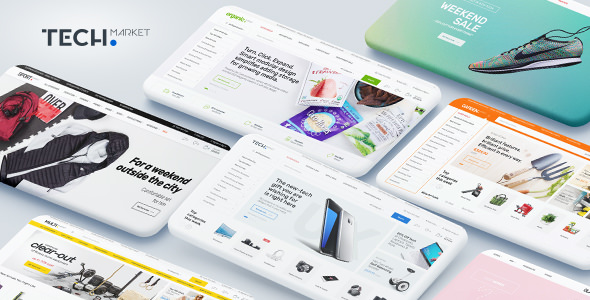 Techmarket – 多用途在线电商网站HTML模板 – v1.1.1-爱极客