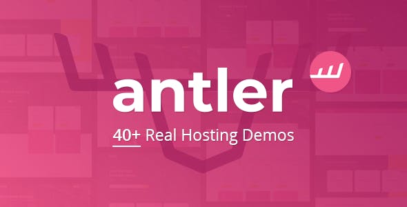 Antler – 托管主机空间域名网站WHMCS模板 – v3.6.1-爱极客